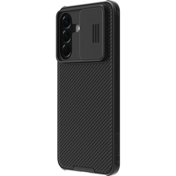 Samsung NILLKIN Camshield Pro Магнитен Калъф за Samsung A57 5G - TPU+PC, Плъзгащо капаче, Магнитен, Черен
