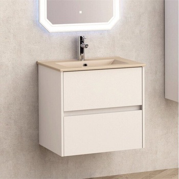 InterCeramic Шкаф за баня InterCeramic ICP 5955 + МИВКА ICC 6066BG Бежов MAT (ICP 5955 + МИВКА ICC 6066BG БЕЖОВ МАТ)