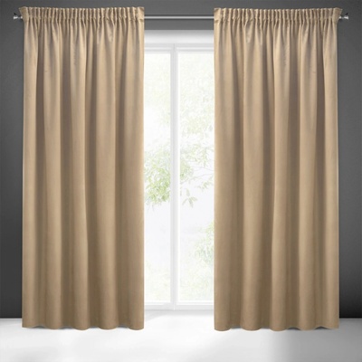 Pierre Cardin ZATEMŇOVACÍ ZÁVĚS NA PÁSCE PIERRE CARDIN SIBEL 140X235 CM CAPPUCCINO