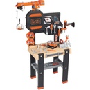 Smoby Black + pracovní stůl Decker s jeřábem