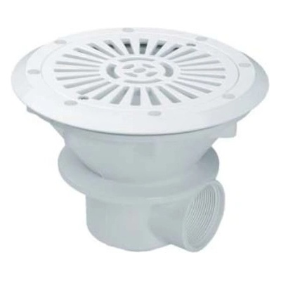 Astralpool Dnová výpusť 210 mm s mřížkou z ABS plastu Bílá