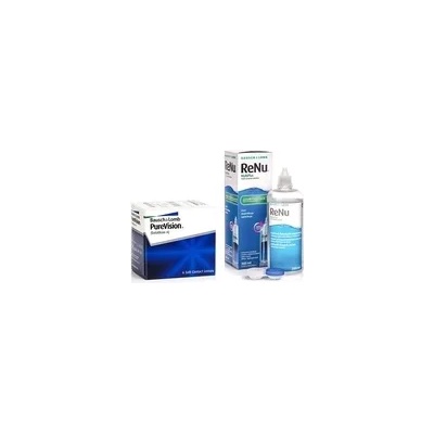 Bausch & Lomb PureVision (6 лещи) + ReNu MultiPlus 360 ml с кутия