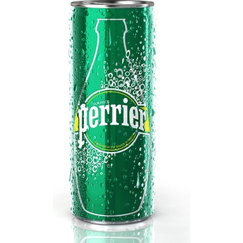 Perrier Минерална вода Perrier 0.25л тенекия слим туба