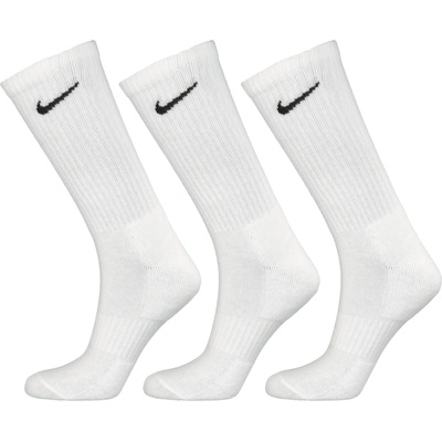 Nike EVERYDAY CUSH CREW 3PR U biela čierna
