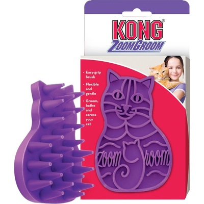 Kong Cat Zoom Groom Masážní kartáč 11,4 x 7 x 3 cm