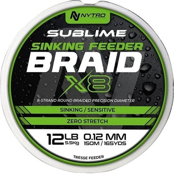 Nytro Sublime X8 Sinking Feeder Braid 150m 0,08mm 4,1kg