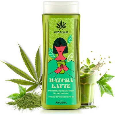 Joanna, Niezłe Ziółko mimoriadne osviežujúci sprchový gél Matcha Latte 300 ml