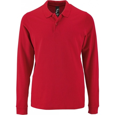 SOLS pánské polo triko dlouhý rukáv Perfect LSL MEN 02087145 red