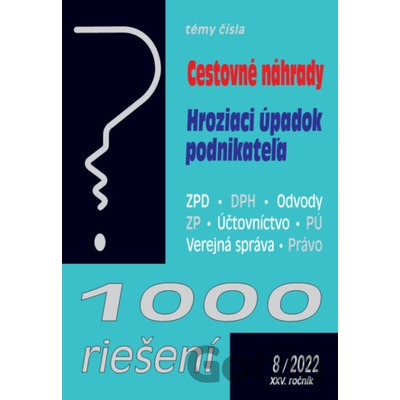 1000 riešení 8/2022 Zvýšenie cestovný