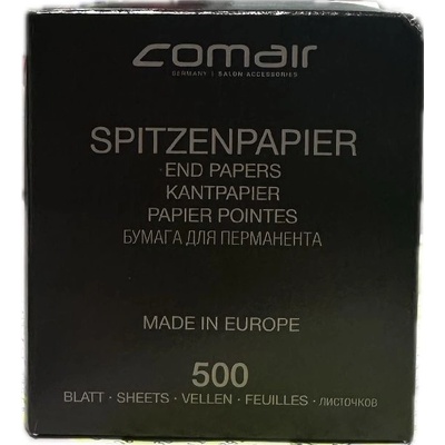Comair End Papers papieriky na trvalú, 50 x 70 mm, 500 ks