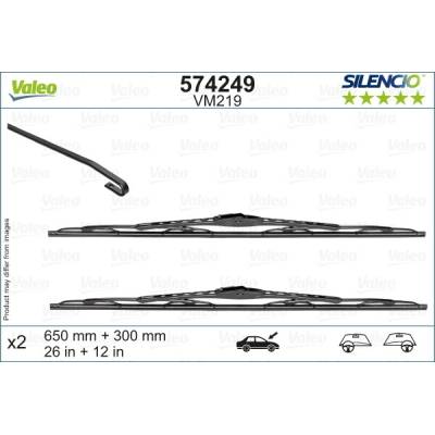 Valeo Silencio CONVENTIONAL Set 650+280 mm VA 574249