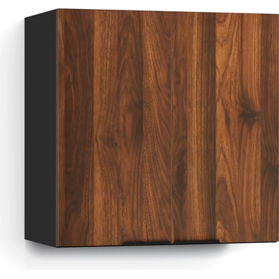 Blumfeldt WoodVista Висок шкаф, Soft-Close, алуминиеви дръжки, устойчиви материали (JOY-WVH600BW) (JOY-WVH600BW)