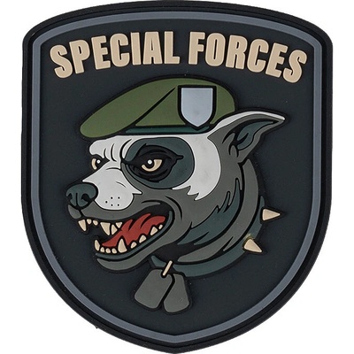 Gumová nášivka 101 Inc Special Forces Dogs - farebná