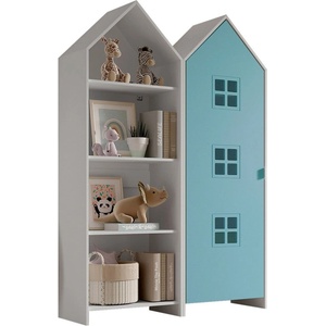 Vipack Отворен детски гардероб в бял и светлосин цвят 115x171, 5 cm CASAMI BRUGES - Vipack (CSCO1002)