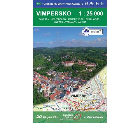 Vimpersko - turistická mapa