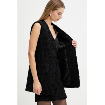 BOSS Елек с вълна BOSS Jokilana в черно с едно копче 50549128 (50549128)