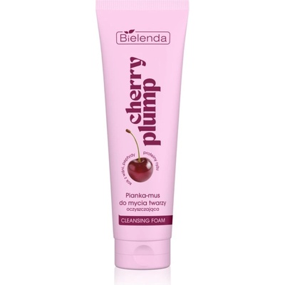 Bielenda Cherry Plump пяна за почистване и премахване на грим 130 гр