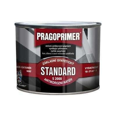 Pragoprimer Standard S2000 základní barva na kov 350 ml šedá