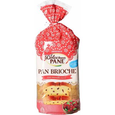 il Buon Pane chlieb sladký Pan Brioche s červeným ovocím 500g