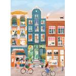 Pieces & Peace - Puzzle Nine Streets, Amsterdam - 500 piese