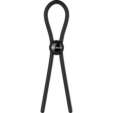 Nexus Forge Single Adjustable Lasso Silicone Cock Ring Black