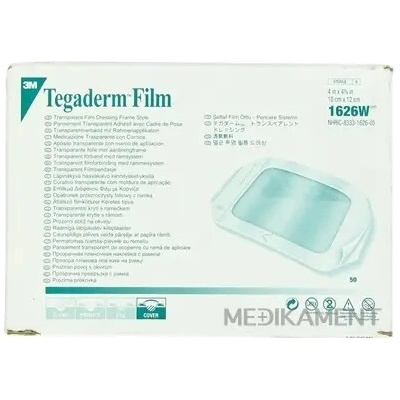 3M TEGADERM Film 1626W 10 cm x 12 cm transparentné krytie 1 ks