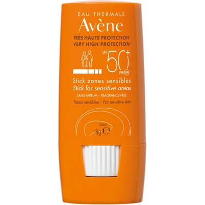Avène Sun Стик за чувствителни зони, SPF50+, 8 g