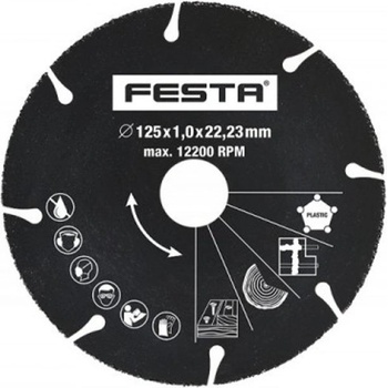 Festa Řezný kotouč univerzální 125 x 1 x 22,2 mm 21192