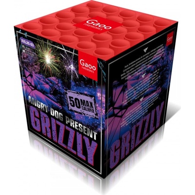 Gaoo Fireworks Ohňostroj GRIZZLY baterie 25 ran XXL25-03