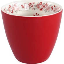 GREEN GATE Latte cup Red Emberly Inside červená porcelán 300 ml