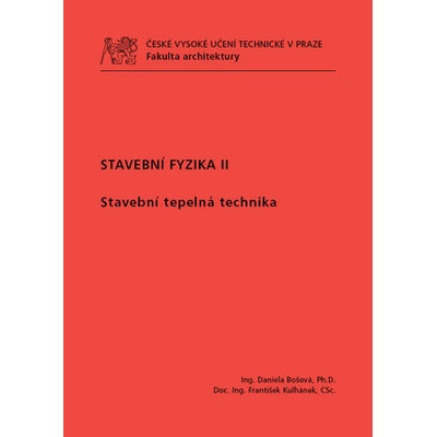 Stavební fyzika II - Daniela Bošová