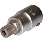 FORCE Вложка 1/2" с накр. M16, 55mm с отвор 34805516T PARD