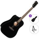 Cort EARTH 60 Standard SET Black Gloss Акустична китара