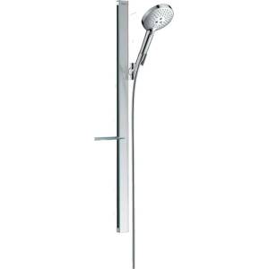 Hansgrohe Raindance Select S - Душ комплект 120, 3 струи, EcoSmart 9 l/min, тръбно окачване 90 cm, хром 27649000 (27649000)