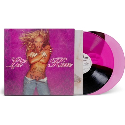 LIL'KIM - THE NOTORIOUS K.I.M. PINK & BLACK LP ALBUM LP