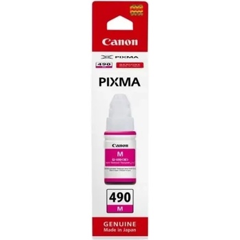 Image 1 of Canon БУТИЛКА МАСТИЛО ЗА CANON PIXMA G1400/G2400/G3400 - /490/ - GI-490M (GI490M) - Ink Bottle - Magenta - PN BS0665C001AA (201CANGI490M)