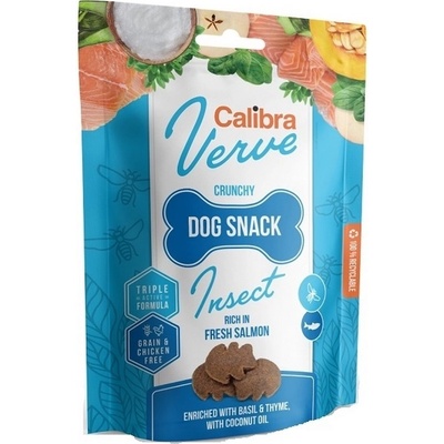 Calibra Dog Verve Crunchy Snack Insect & Fresh Salmon 150 g