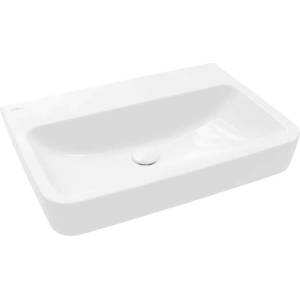 Villeroy & Boch O. novo - Умивалник за монтаж върху плот, 65x46 см, без преливник, без отвор за смесител, алпийско бяло 4A41KF01 (4A41KF01)