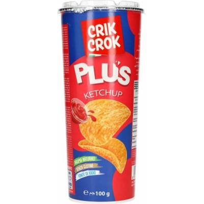 Crik Crok Plus zemiakový snack kečup 100 g