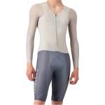 Castelli Мъжки скин за колоездене Castelli Body Paint V TT Speedsuit Cycling skinsuit - Silver Moon / Clay / Smoky Gray (002-3806-0213)