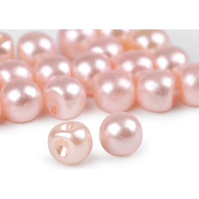 Stoklasa Perla k našití / knoflík Ø10 mm Balení: 20 ks, Varianta: 4 pudrová 4 pudrová