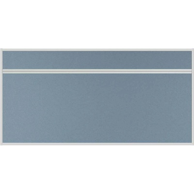 VMS VISION Stolový akustický paraván AKUSTIK ekoTAB ostrý roh 160 x 80 cm tmavo šedý