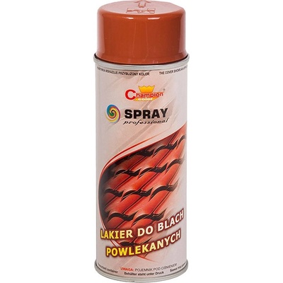 Champion Color Спрей - Боя за покривни листове и улуци Медно Кафяв RAL8004 Шампион 400мл, Champion Color (36107)