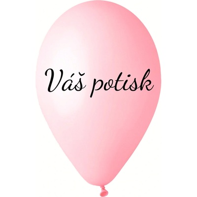 Personal Svet balonku Balónek s textem Baby růžová 26 cm