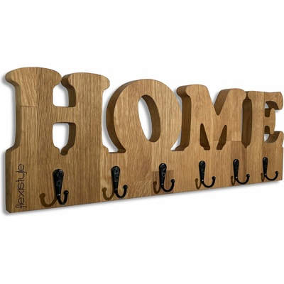 Drevený vešiak na stenu HOME
