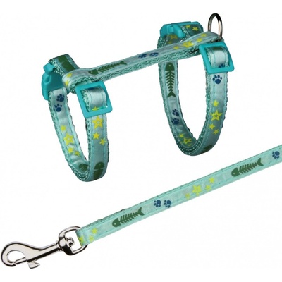 Trixie Postroj pre mačku s vodítkom s výšivkou, 22-36 cm/10 mm/120 mm