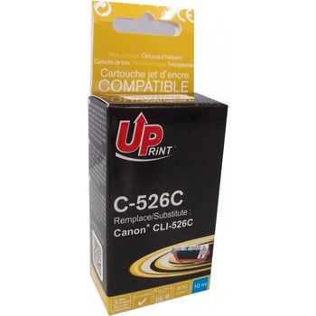 Compatible Мастилница UPRINT CLI526 CANON, С чип, Cyan (7269)