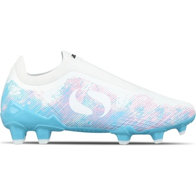 Sondico Футболни бутонки Sondico Kids' Blaze Firm Ground Football Boots - White/Pink/Blue
