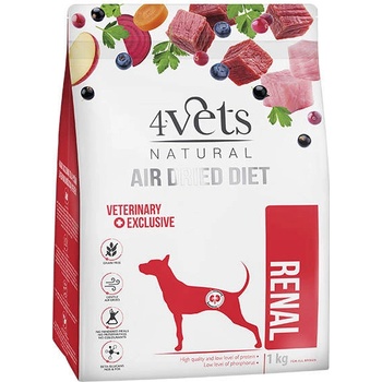 4Vets NATURAL Renal суха храна за кучета с бъбречна недостатъчност, 1 кг