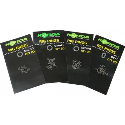Korda Ocelové kroužky Rig Ring Small 20 ks